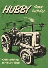 Classic Birthday Card - For Hubby - Tractor created by Rocket68