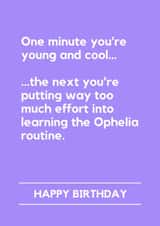 Funny Birthday Card - Taylor Swift - Ophelia Dance Routine created by Making Lemonade