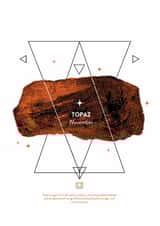 Golden Glow: Celebrate Your November with Topaz - Birthstone Card created by @theoddprint