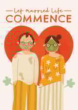 Funny Engagement/Wedding Card - Married Life created by AbiGoLucky