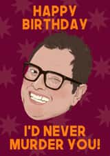 Funny Birthday Card - Alan Carr - The Celebrity Traitors created by The Queer Store