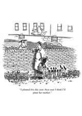 Funny Birthday Card - Gardening created by Punch Limited