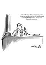 Funny Christmas Card - Dear Santa - Do Not Bring Me Another Pen Set created by Punch Limited