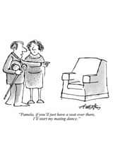 Funny Anniversary/Valentine's Day Card - The Mating Dance created by Punch Limited