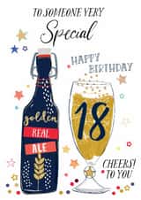Traditional 18th Birthday - For Him - Beer created by Katie Phythian Design