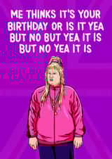 Funny Birthday Card - Little Britain - Vicky Pollard created by ZB CREATIVE