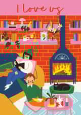 Cute Valentine's Day/Heartfelt Card - I Love Us - Books created by AbiGoLucky