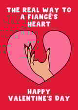 Rude Valentine's Day Card - Balls - Hand created by Pink Peach Cards