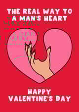 Rude Valentine's Day Card - Balls created by Pink Peach Cards