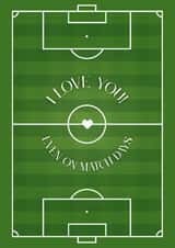 Funny Football Valentine’s Card For Husband or Boyfriend created by Blush Boulevard