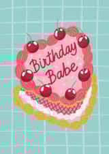 Classic Birthday Card - For Her - Birthday Babe created by Jessie Maeve Studio