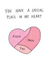 Funny Valentine's Day Card - Special Place in My Heart created by Sunpatch Society