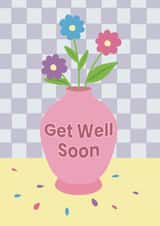 Floral Get Well Soon Card - Playful Pastels Range created by @Cupsie's Creations