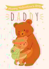 Cute Valentine's Day Card - For Dad  - From the Kids created by Kitty Strand