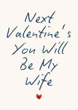 Classic Valentine's Day Card - Fiancée - Wife To Be created by Sundiva Designs