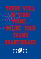 Funny NFL Birthday Card - Perfect for American Football fans created by GetGelly