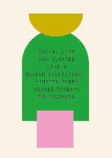 Funny Birthday Card – Social Life created by Lola Design