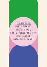 Funny Birthday Card – Menopause created by Lola Design