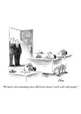 Funny Birthday/New Job Card - Doesn’t Work Well With People created by Punch Limited