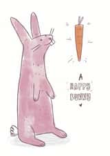 Cute Congratulations Card - Happy Bunny created by Daisy Kate