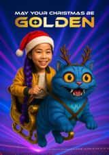 Cute Christmas Card - K-Pop Demon Hunters - Derpy created by Woody's Design