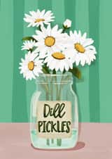 Pretty Birthday Card - Daisies - Pickle Jar created by Jane Beljo