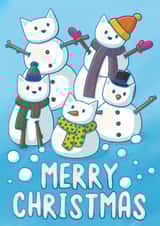Merry Christmas Snowmen created by Doodlecats