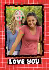 Personalised Valentines Day Photo Card created by The Playful Indian - Cute Valentine's Card for significant other - A Simple Love You