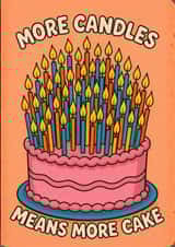 Fun Birthday Card Funny For Her Cartoon created by Astrid Cooper