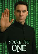 Funny Valentine's Day Card - The Matrix - Neo created by ShortRound888