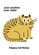Cute Birthday Card - Just Another Year Older created by Liina Lember