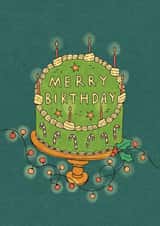 Classic Birthday Card - Merry December Birthday created by Sunpatch Society