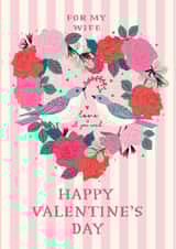 Pretty Valentine's Day Card - For Wife - Love Is All You Need created by Nina Raby - Jones