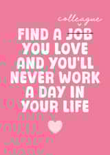 Funny Valentine's Day Card - Work Friend - Galentine's Day created by Stuck Shop Gifts