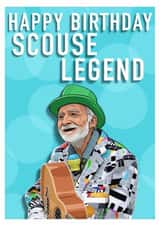 Happy Birthday Scouse Legend - Novelty Scouse Birthday Card created by YesNow