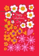 Pretty Valentine's Day Card - Flowers created by Happy Street