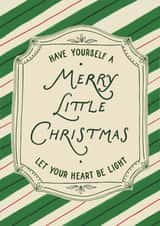 Classic Christmas Card - Merry Little Christmas created by Mallory McAfee