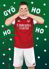 Fun Christmas Card - Viktor Gyokeres - Arsenal created by All Things Banter