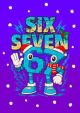 Funny Christmas Card - Six Seven - Italian Brainrot created by All Things Banter