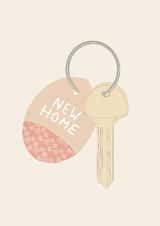 Cute Keyring New Home Card created by Larn Sofia