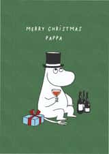 Cute Christmas Card - For Papa - Moomin created by Moomin Characters