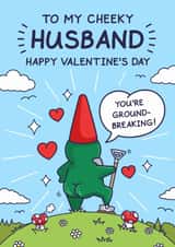 Funny Valentine’s Day Card - For Husband - Sexy Bum created by Cheeky Legends