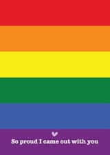 Proud - LGBTQ+ Card to Celebrate the perfect Valentine's Day created by Hello Sausage