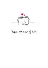 Your'e My Cup Of Tea Valentine's Card created by Happy Street