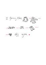 I fancy the pants off you Valentines card created by Happy Street