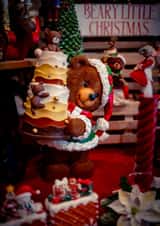 Cute Bear Cake Christmas Card created by Kieron Thomson-Turnage