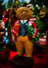 Formal Christmas Bear created by Kieron Thomson-Turnage