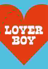 Arty Valentine's Day Card - Lover Boy created by Holly Hall