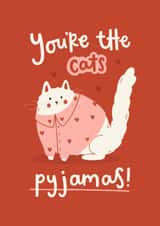 Cute Valentine's Day Card - The Cats Pyjamas created by Abbie Imagine