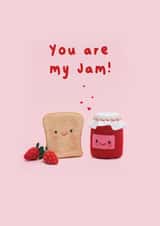 Cute Valentine's Day Card - You Are My Jam created by Lemon and Sugar 